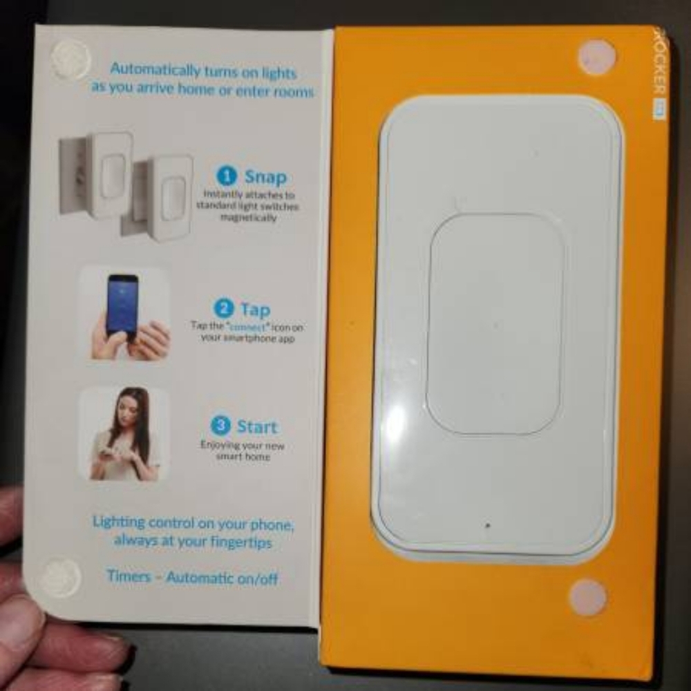 Switchmate Snap-On ROCKER SWITCH MODEL Instant Smart Light Switch - Picture 2 of 5